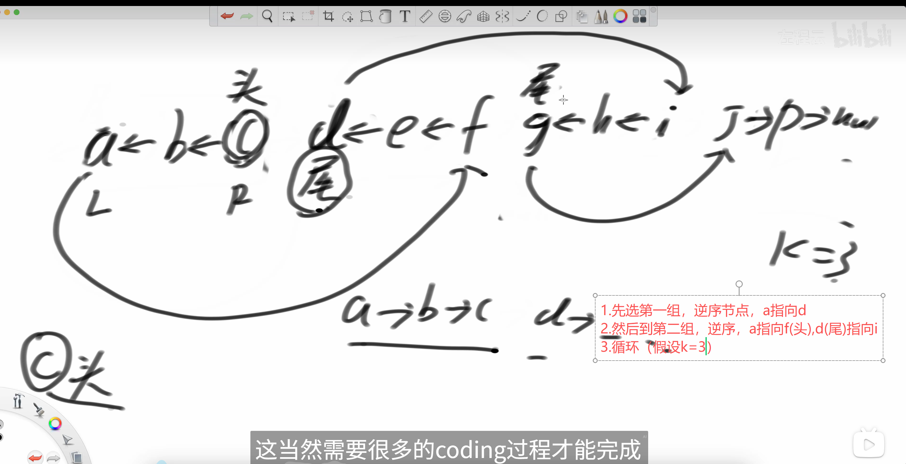 每k个节点一组反转链表